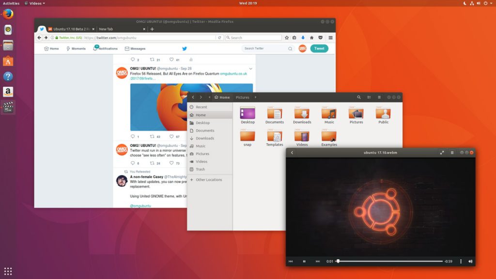 Ubuntu 17.10 Desktop